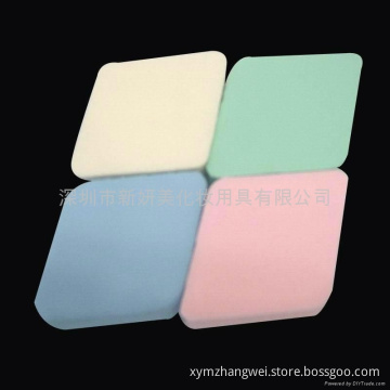 Colorful cosmetic powder puff